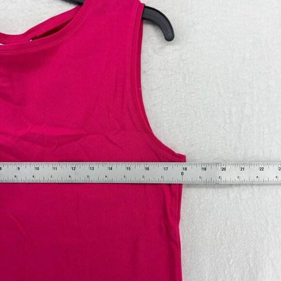 Karen Scott Tank Top Womens PL Red Knitted Stretch Boat Neck Pullover Sleeveless - Picture 3 of 10